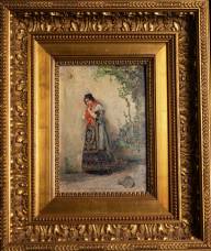 Mujer con traje tradicional alcoyano. Emilio Sala (Alcoy, Alicante)